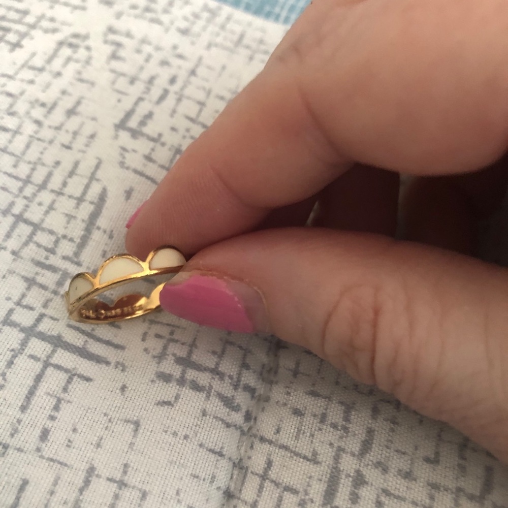 Kate Spade scallop ring